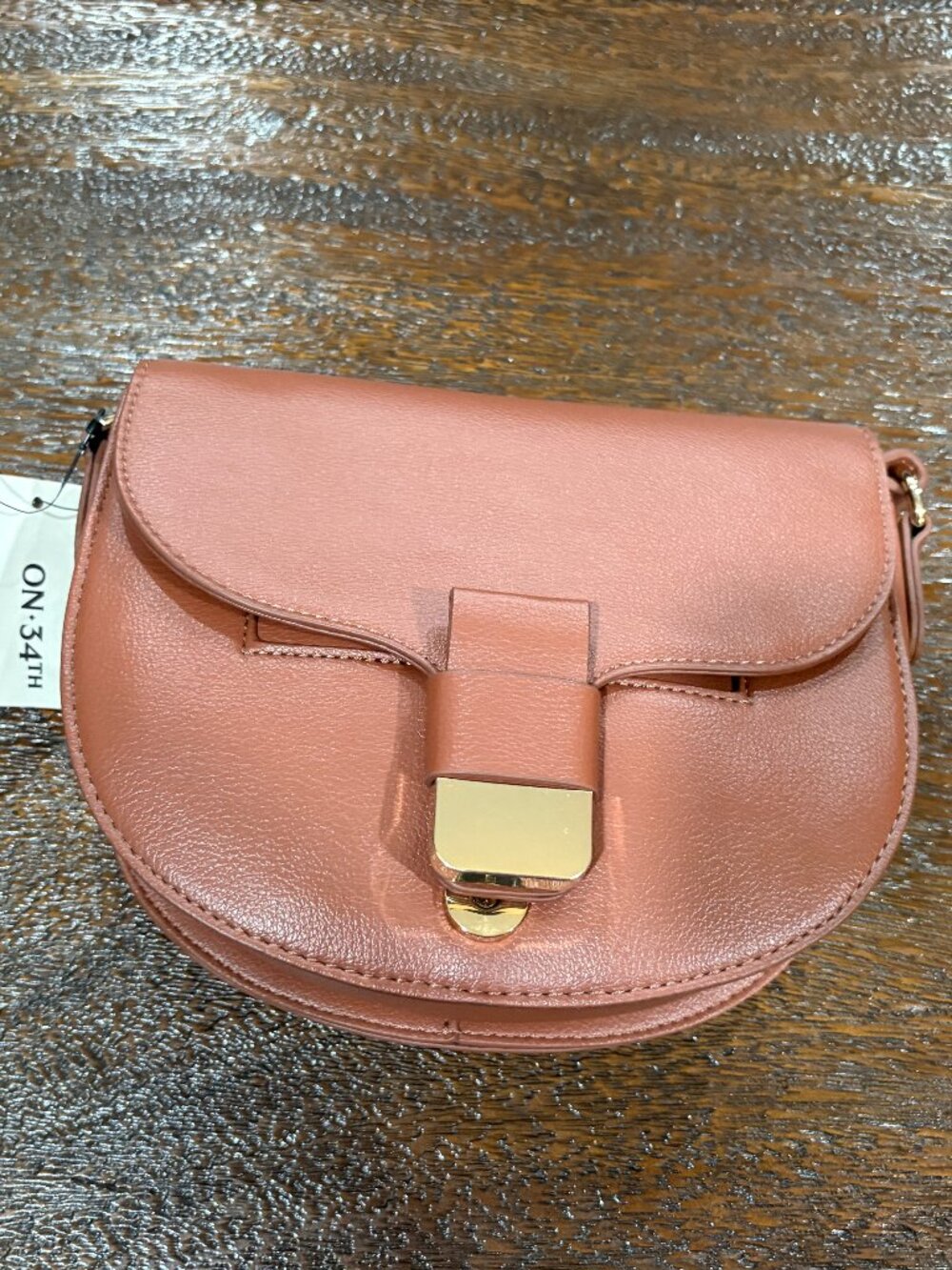ON 34th Holmme Bison Small Purse Saddle Crossbody NWT NEW